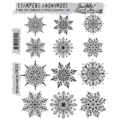 CMS320 Mini Swirly Snowflakes