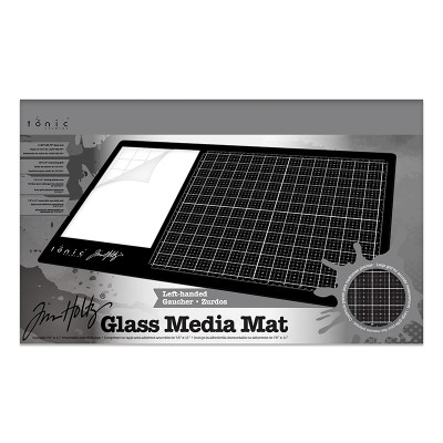 Glass Media Mat Lefty