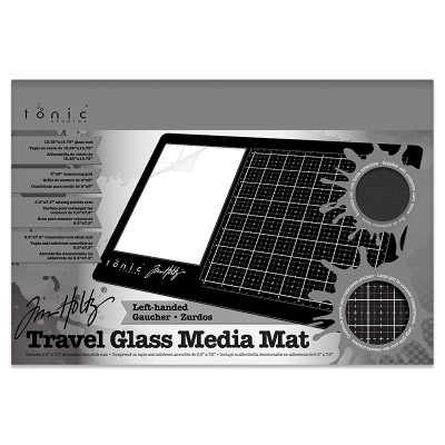 Travel Glass Media Mat - Lefty