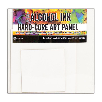Alcohol Ink Hard Core Art Panel Square