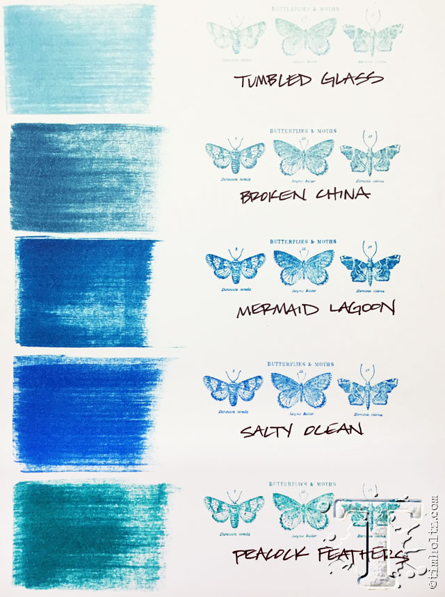 Distress Ink Color Chart 2016