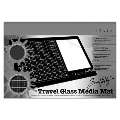 Glass Media Mat (travel)