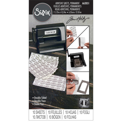 Sizzix Storage - Printed Magnetic Sheets, 8 3/4 x 5 1/2, 3 Pack