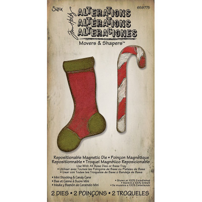 Mini Stocking & Candy Cane