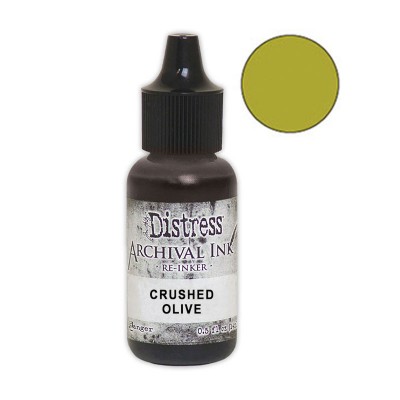 Crushed Olive Distress Archival Reinker