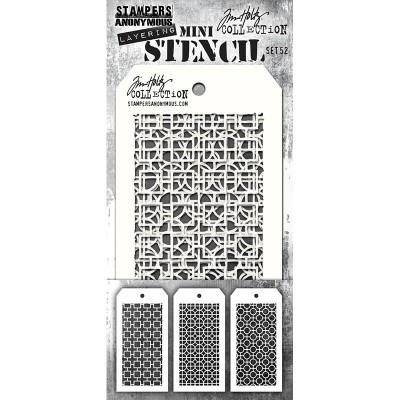 Tim Holtz® Stampers Anonymous Mini Layering Stencil Set #23 MST023