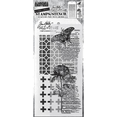 Stampers Anonymous Tim Holtz Collection Moth Study (CMS436) – Everything  Mixed Media