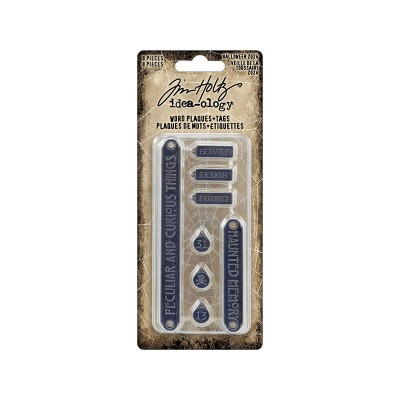 Word Plaques + Tags Halloween 2024