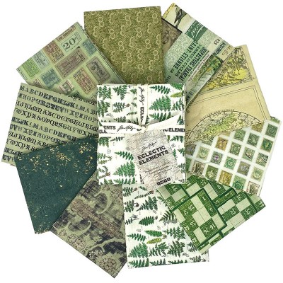 06 Green 10pc Fat Quarter Bundle