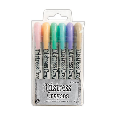 Tim Holtz Distress Crayons Lucky Clover