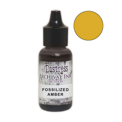 Fossilized Amber Distress Archival Reinker