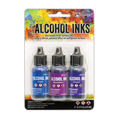 Indigo/violet Spectrumalcohol Ink Kit