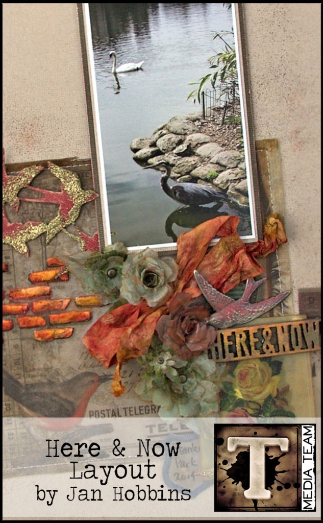 Here & Now Layout by Jan Hobbins | www.timholtz.com