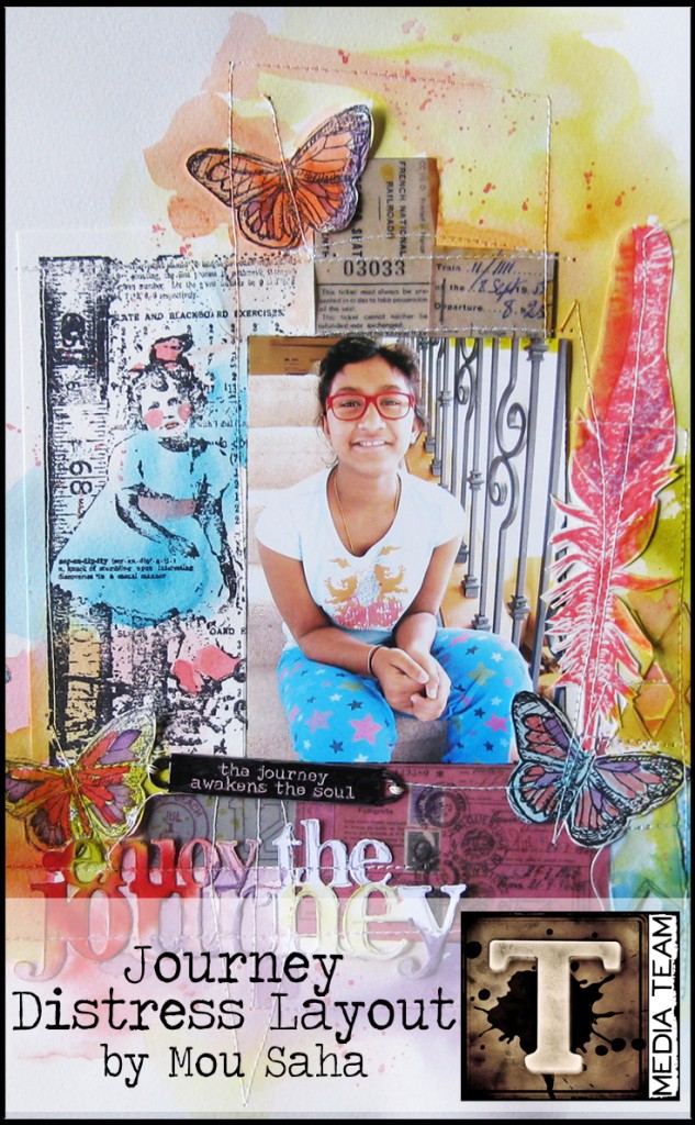 The Journey Distress Stain Layout | www.timholtz.com
