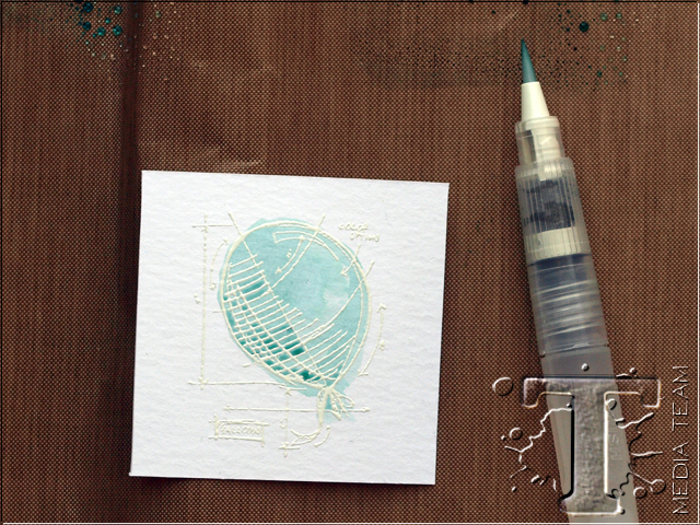 Watercolor Resist by Anna-Karin Evaldsson | www.timholtz.com 