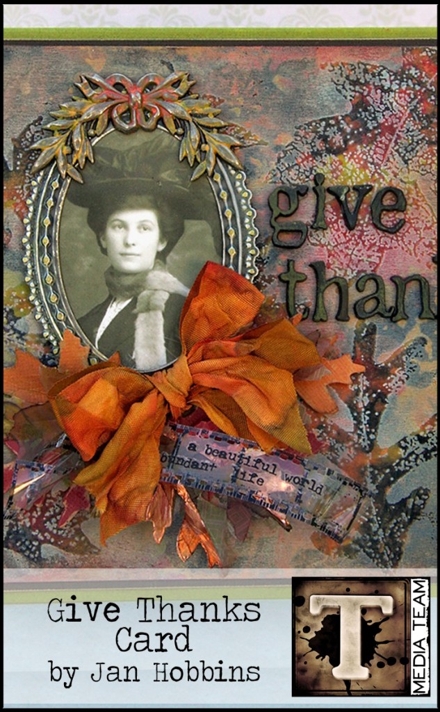 Give Thanks Card by Jan Hobbins | www.timholtz.com