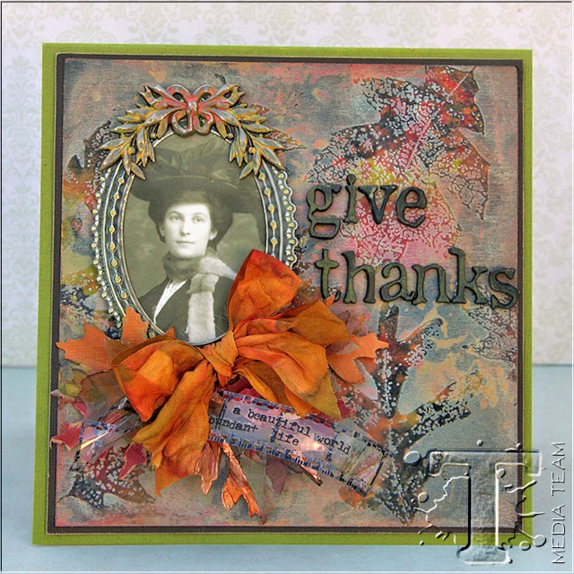 Vintage Tissue Paper Tri - Fold #tagmetuesday 