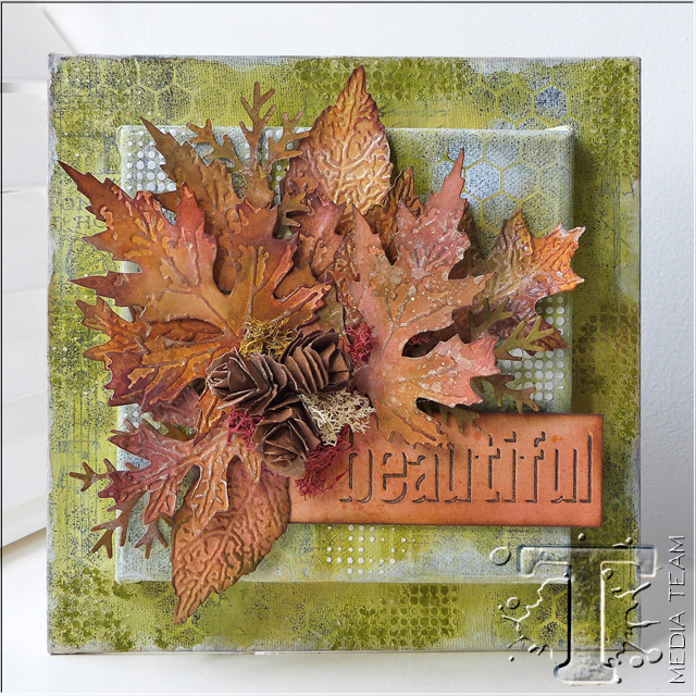 Sizzix Bigz Die Tattered Leaves by Tim Holtz Multi-Colour 