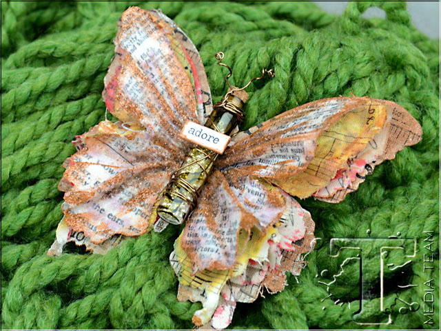 Download Gypsy Butterfly Brooch Tim Holtz