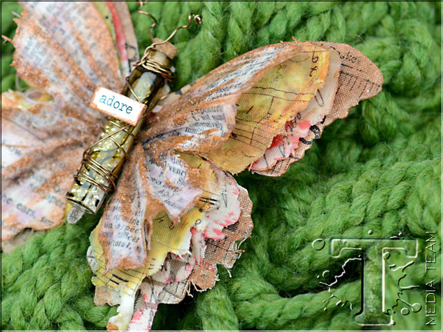 Download Gypsy Butterfly Brooch Tim Holtz