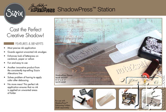 CHA 2015 Sneak Peek | Sizzix Alterations | www.timholtz.com