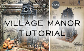 Sizzix Bigz L Village Manor die #661591 Retail $39.99 by Tim Holtz Alterations