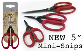 Tim Holtz Mini Snips Scissors 5 in. (pack of 2)