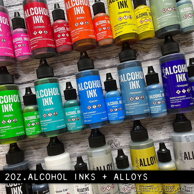 2oz. Alcohol Inks + Alloys