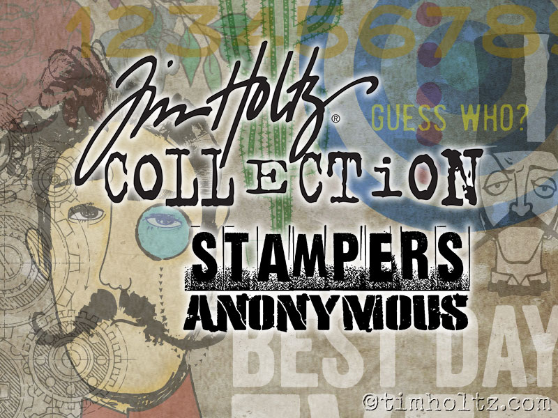 Stampers Anonymous Tim Holtz Cling timbro impostare 7 Piuma di uccello X8.5 