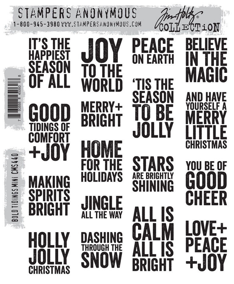 2021 Stampers Anonymous Christmas Tim Holtz