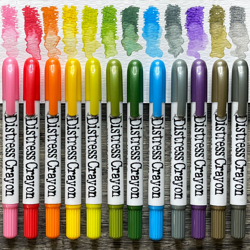Tim Holtz Distress Crayons - sold individually - all 18 colours in stock -  Simply Stated Design
