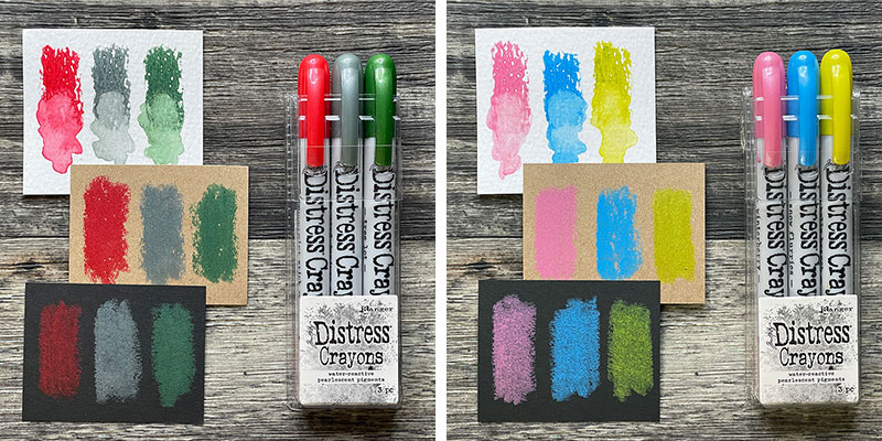 Tim Holtz - Halloween - Pearl Mica Distress Crayons - Sets 3 & 4 – Fancy  Paper Company