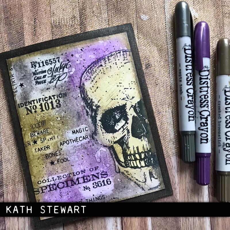 Kath's Blogdiary of the everyday life of a crafter: Tim Holtz/Ranger  - Halloween Distress Mica Crayons