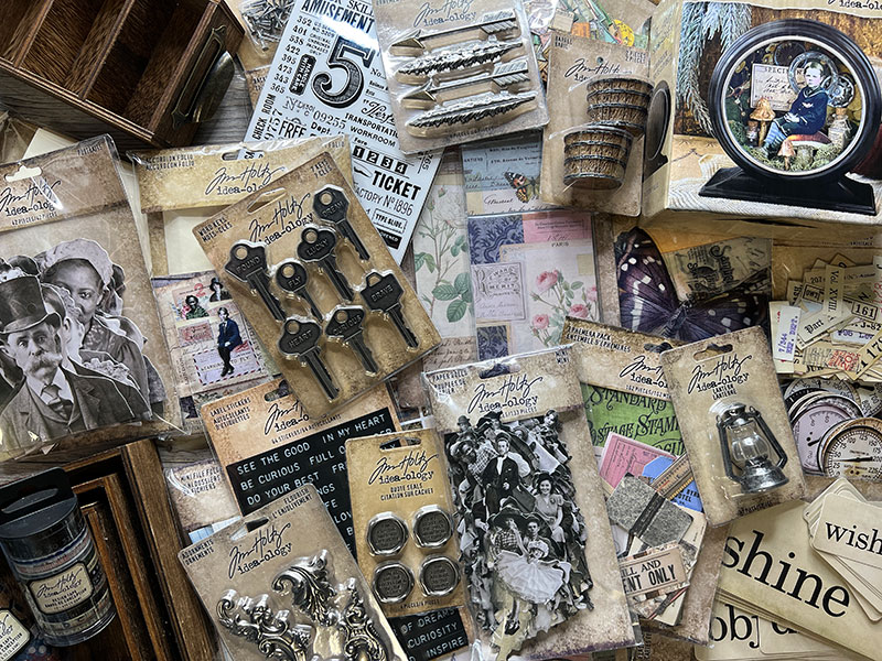 NEW Box 72 packages Tim Holtz Assemblage Idea-ology Charms Gumdrops 