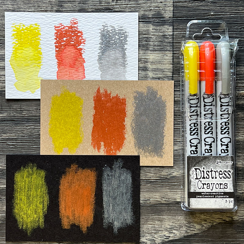 Kath's Blogdiary of the everyday life of a crafter: Tim Holtz/Ranger  - Halloween Distress Mica Crayons