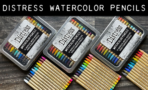 Tim Holtz Distress Watercolor Pencils SET 1 - 12/Pkg – Honey Bee
