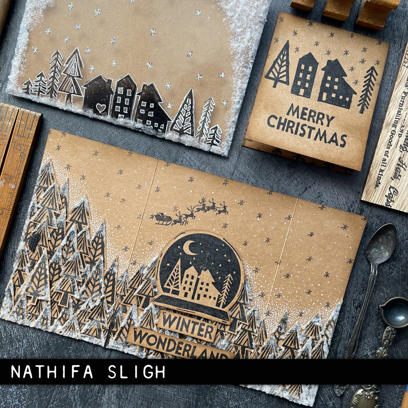 Tim Holtz-Stampers Anonymous - Festive Print